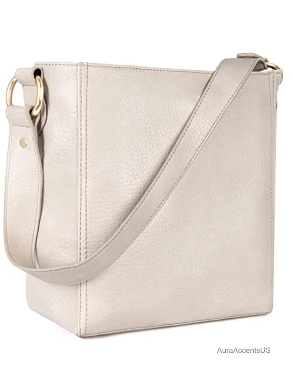 Vegan Leather Hobo Shoulder Bag Women's Handbag Soft Purse